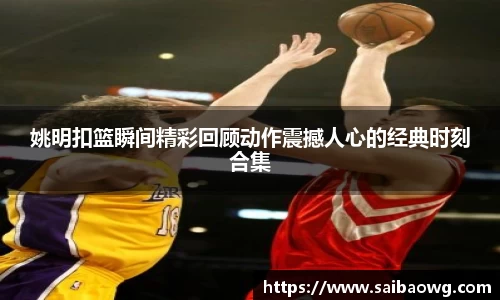 姚明扣篮瞬间精彩回顾动作震撼人心的经典时刻合集